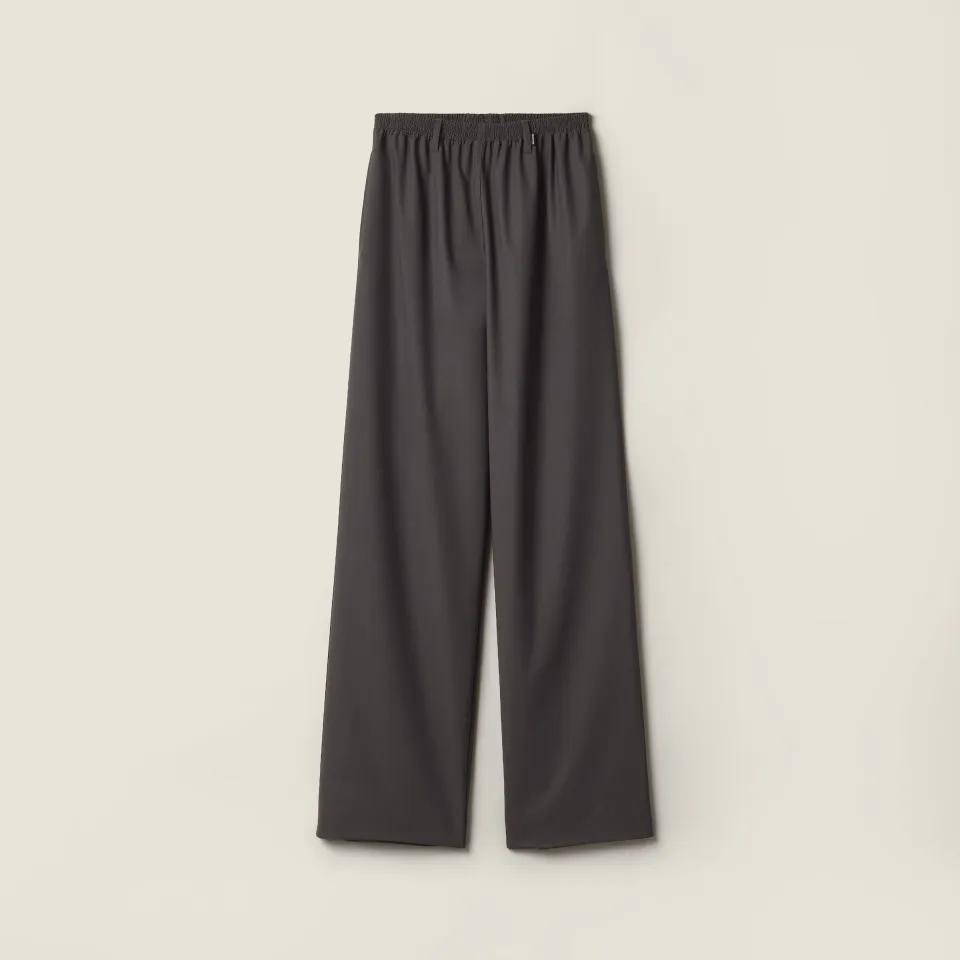 Stretch wool pants