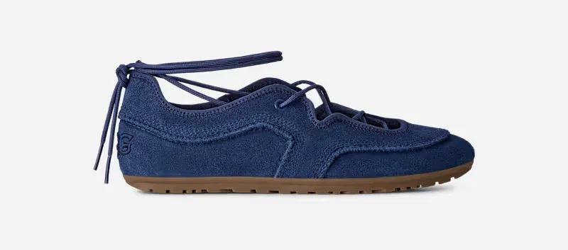 Quill Ballet Trainer, Suede/Polyester