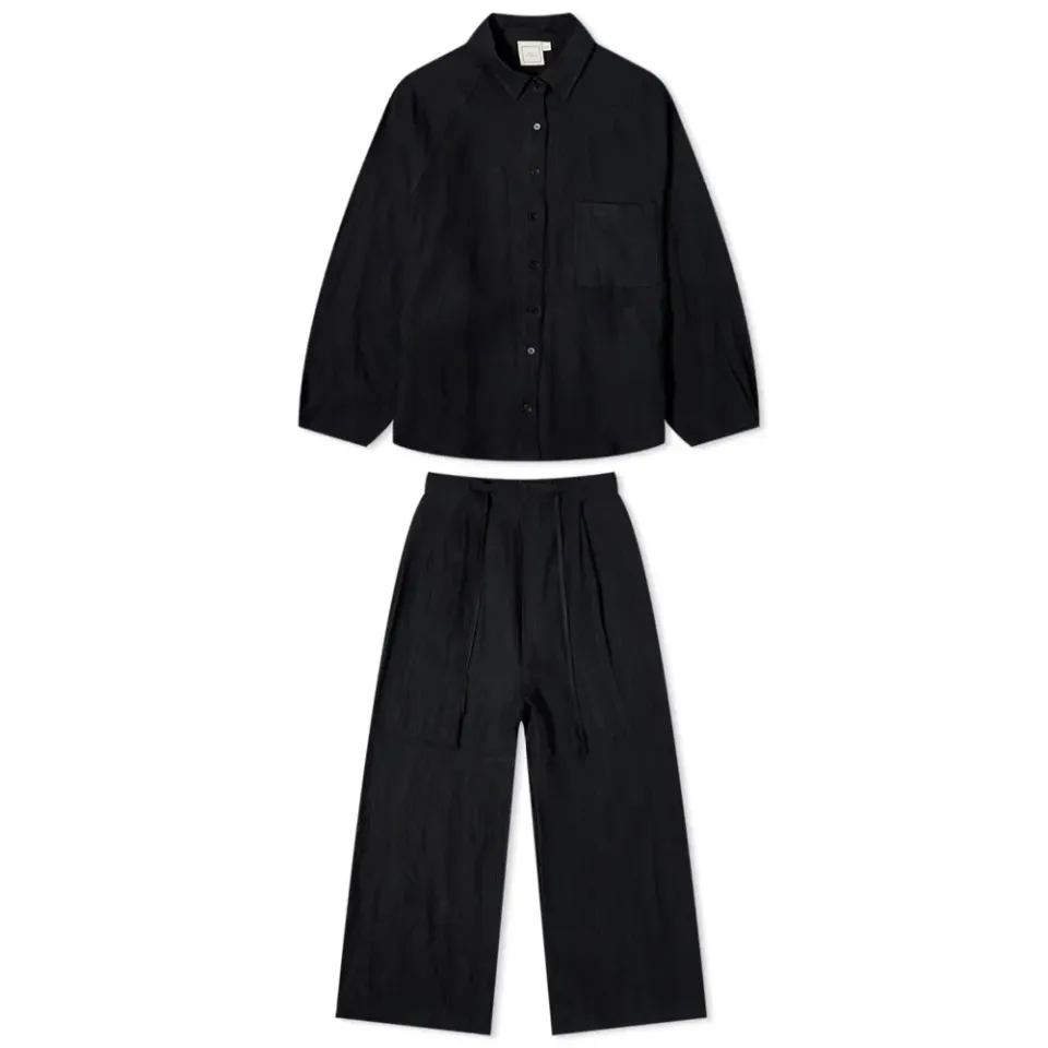 Raglan Linen Pyjama Set