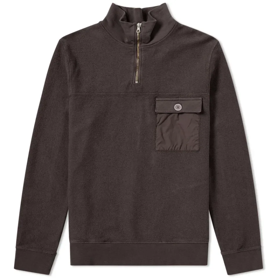 Half Zip Crew Sweat