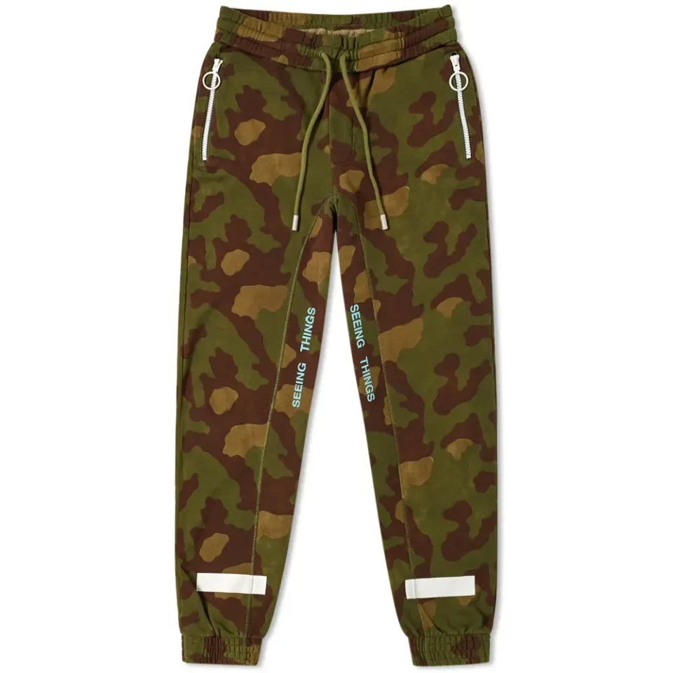Diagonal Camouflage Sweat Pant