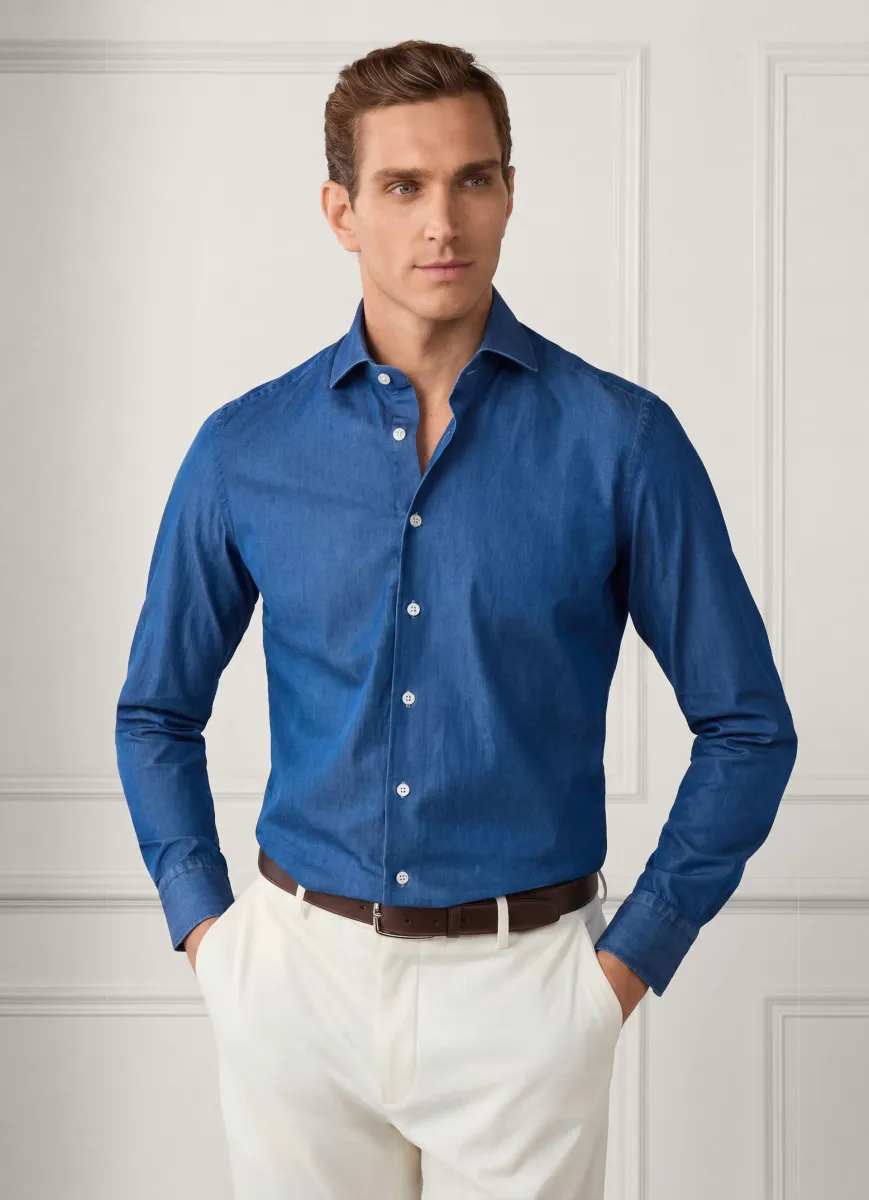 Tailored Fit Denim Shirt