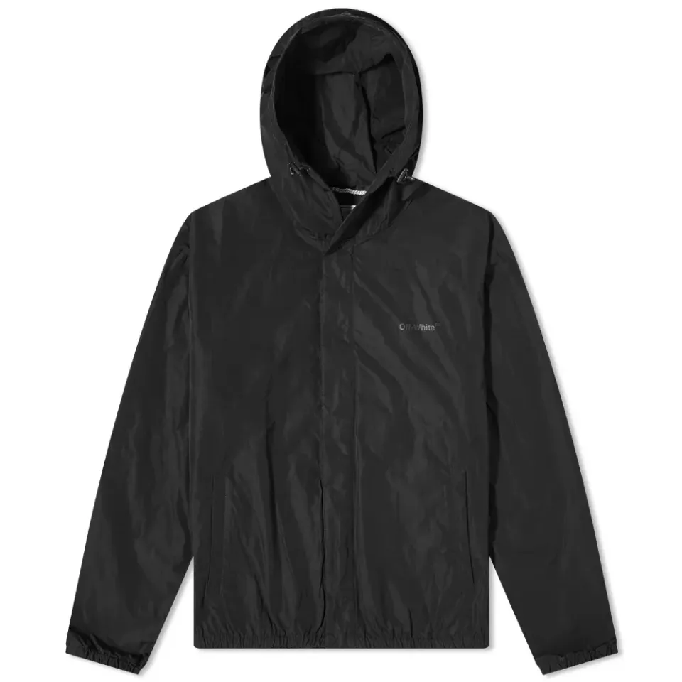 Diagonal Tab Windbreaker