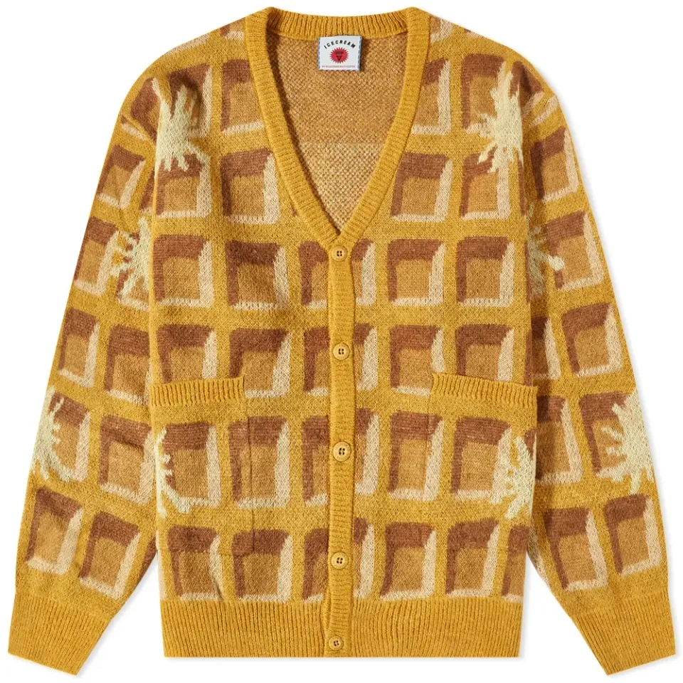 Waffle Cardigan