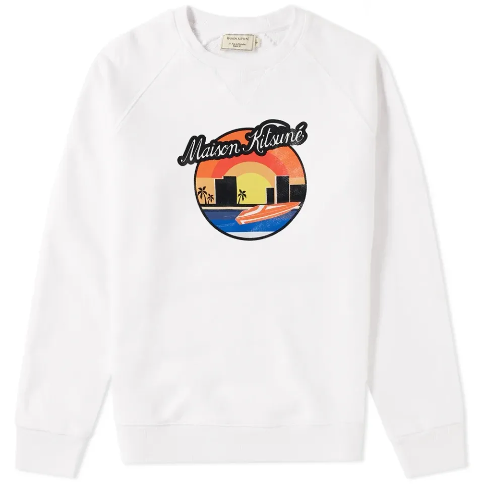 Maison Kitsuné Sunset Crew Sweat