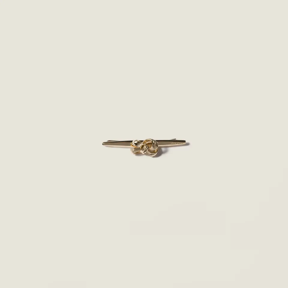 Metal hair barrette