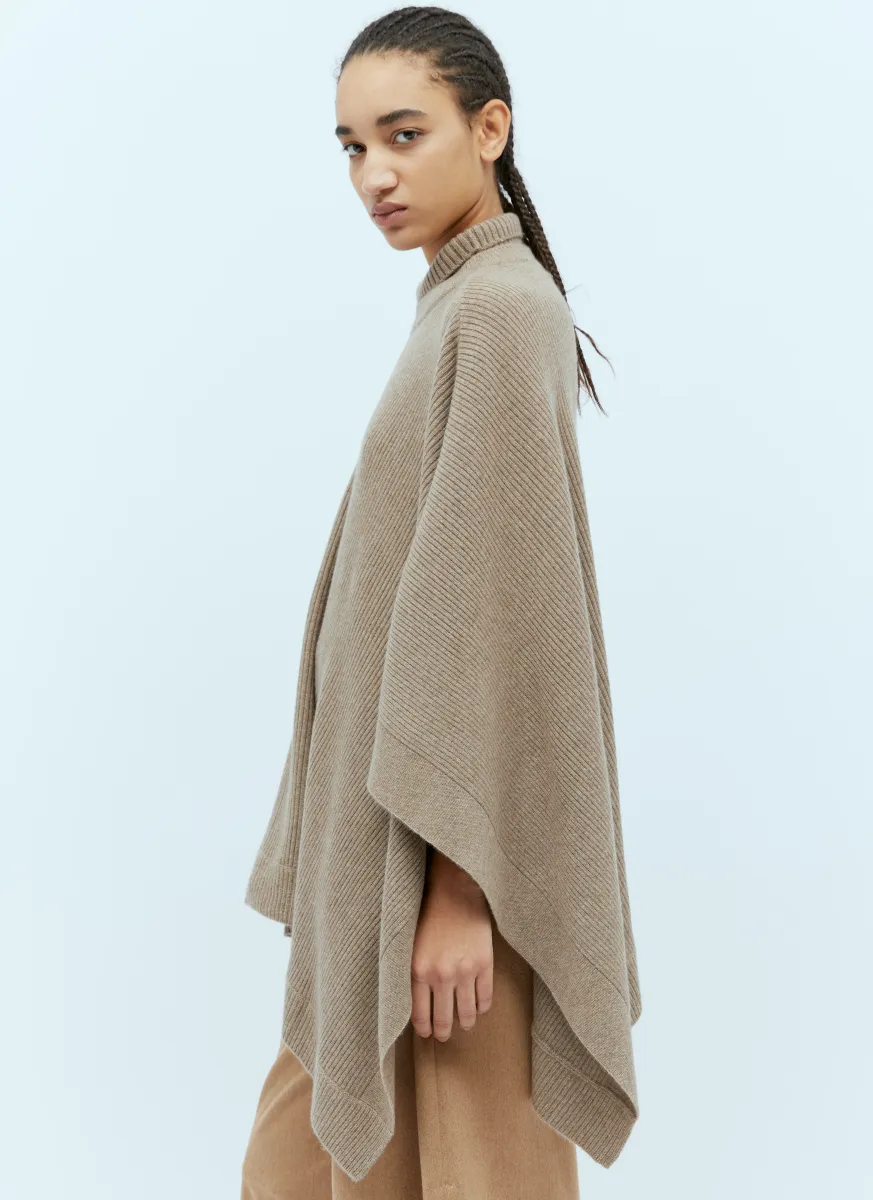 Cashmere Oversized Poncho
