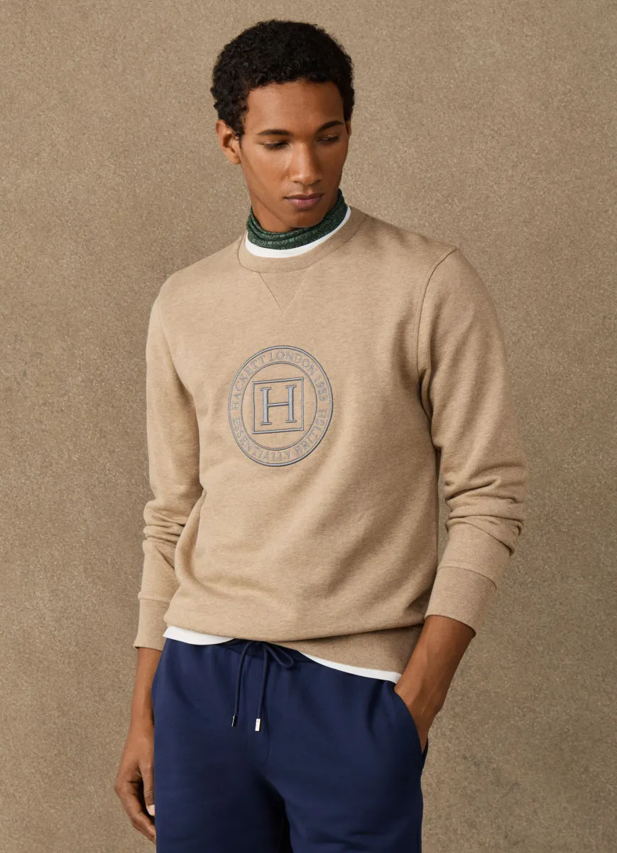 H Logo Crew-Neck Sweat