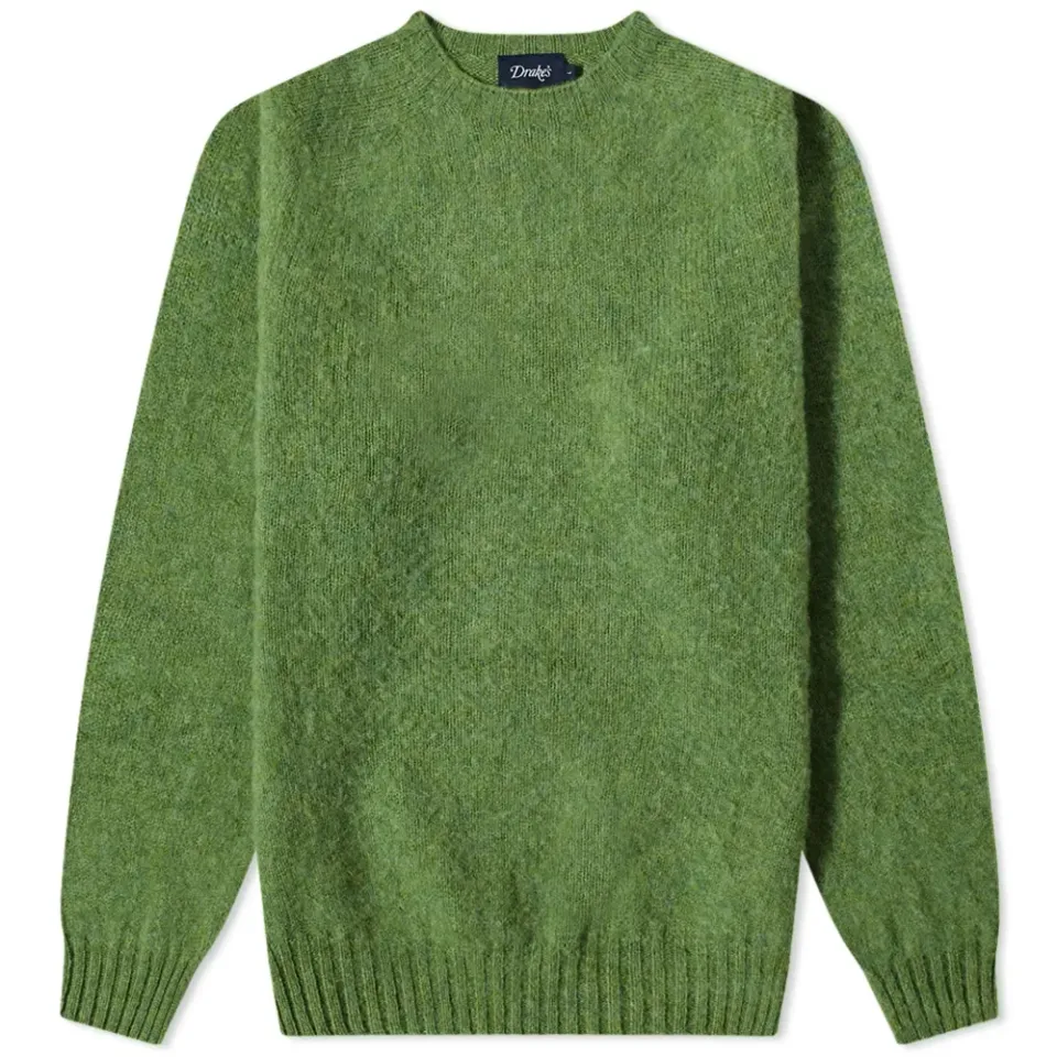 Brushed Shetland Crew Knit