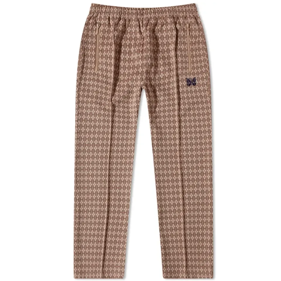 Poly Patterned Track Pant