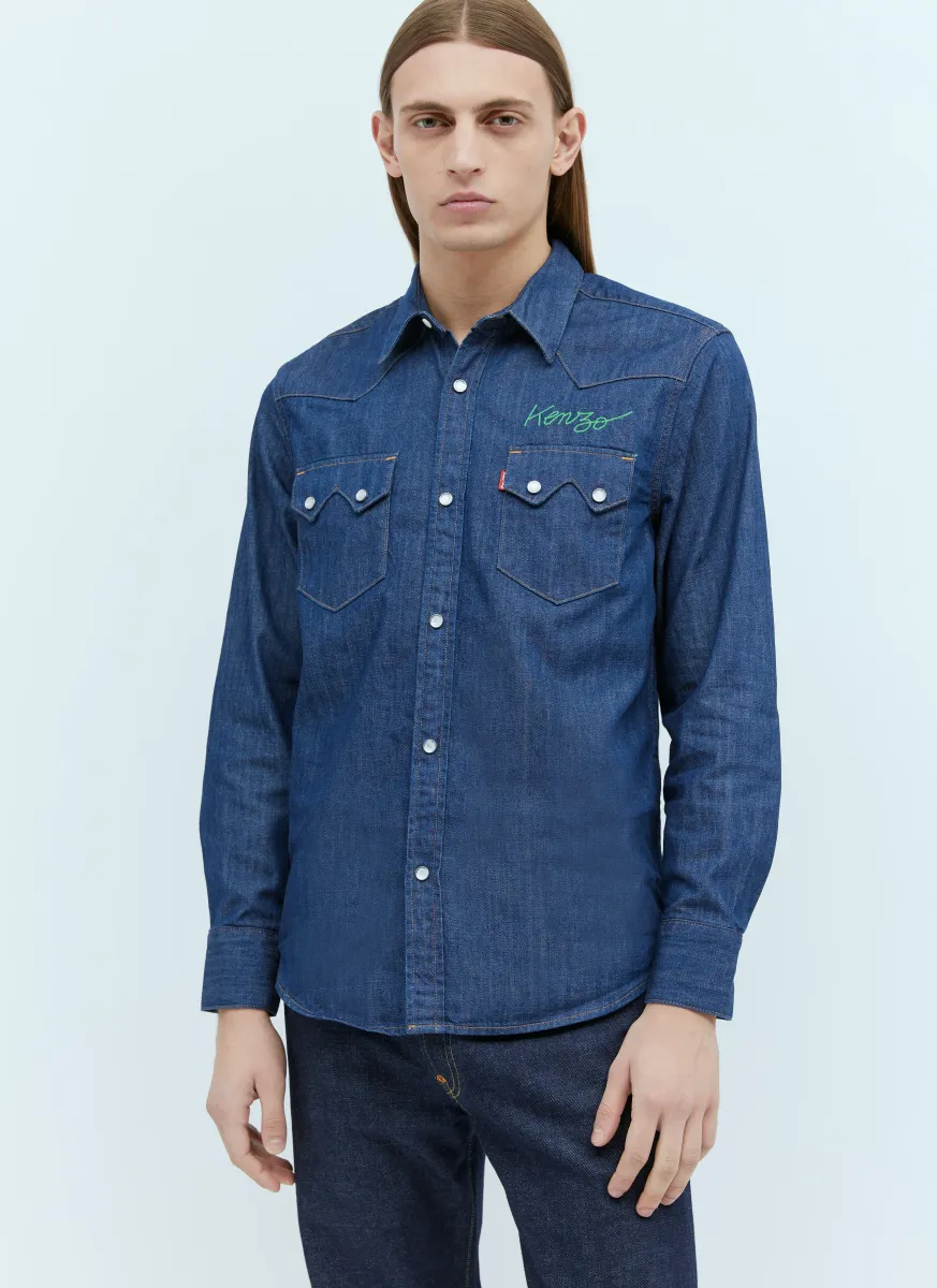 Denim Western Shirt