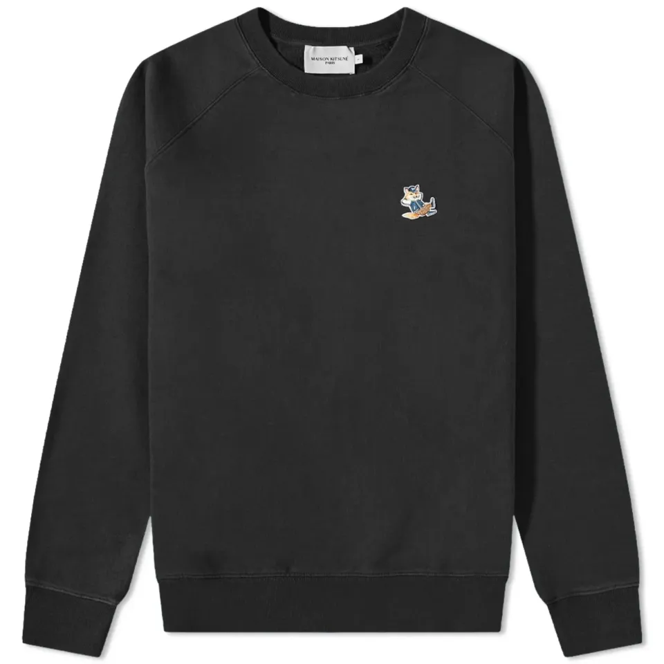 Dressed Fox Patch Adjusted Sweatshirt