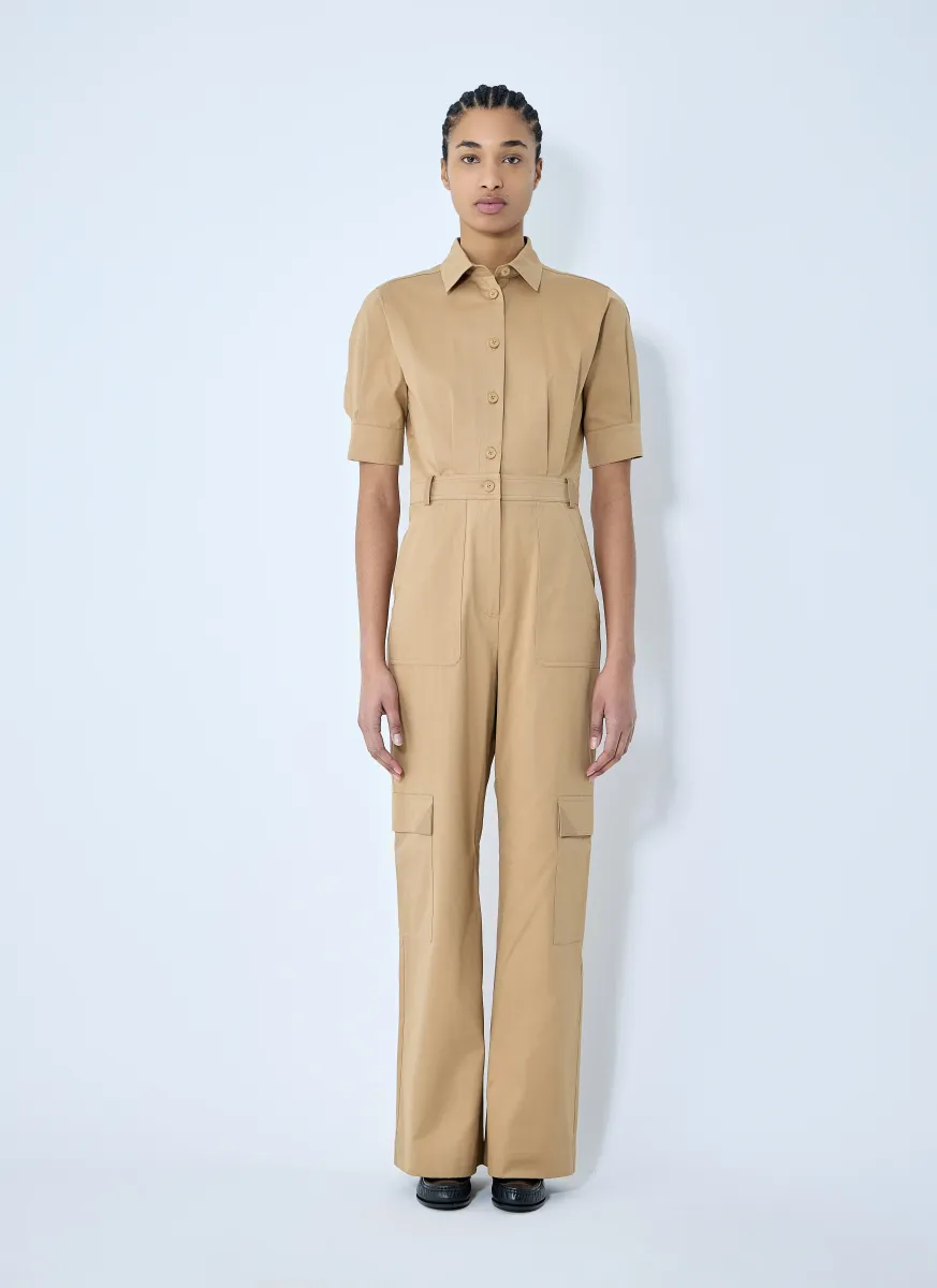 Cotton Tailored Jumpsuit