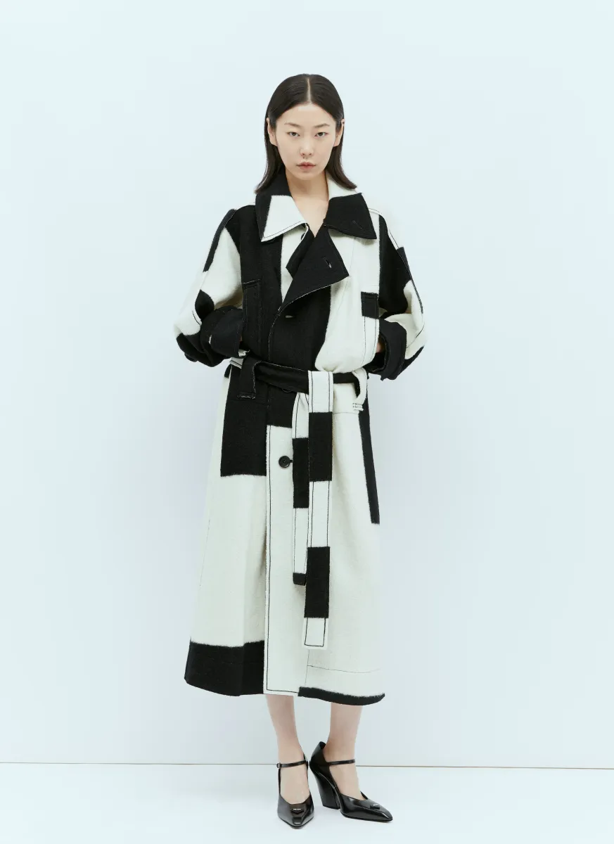 Colour Block Coat