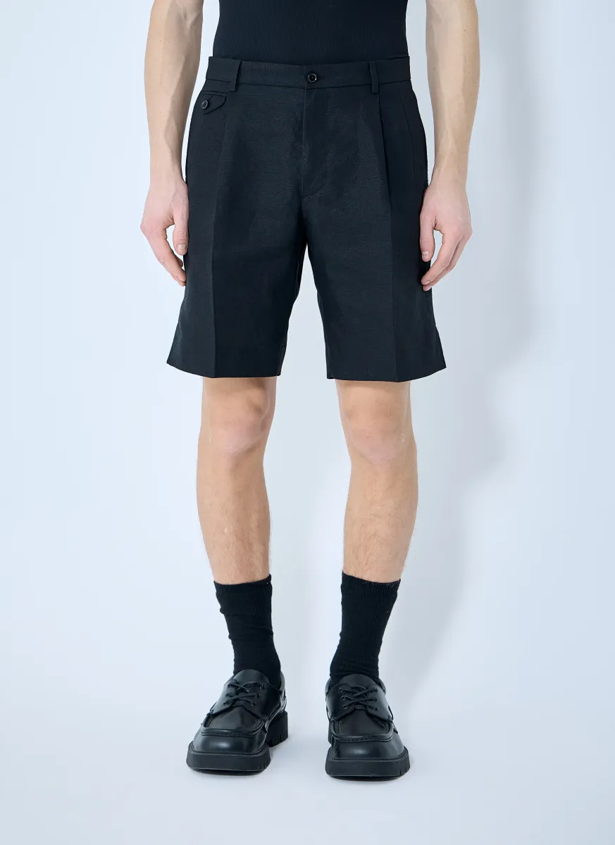 Linen Tailored Shorts