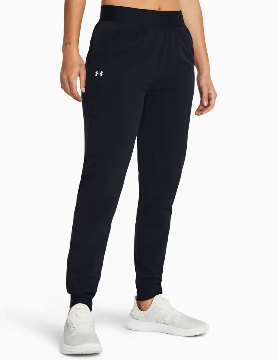 Sport Woven High Waisted Joggers Black