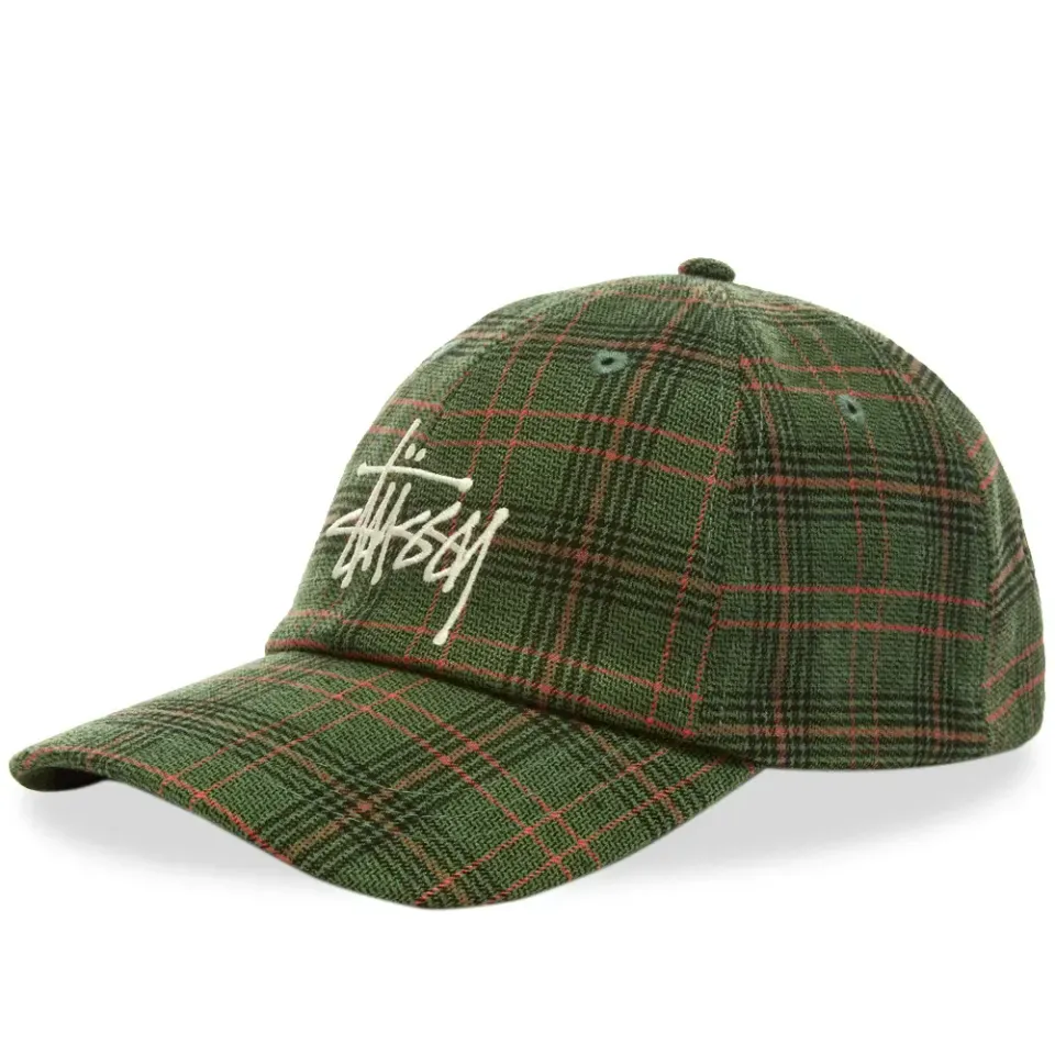 Big Logo Plaid Low Pro Cap