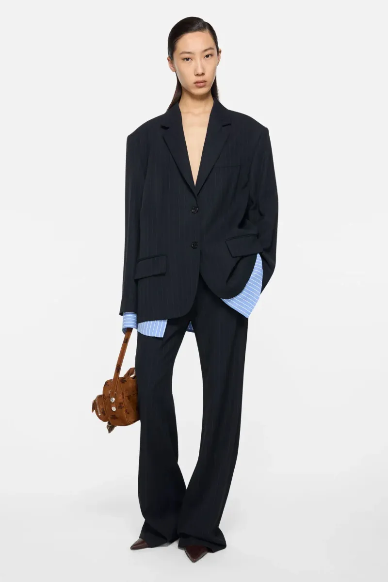 Layered suit jacket