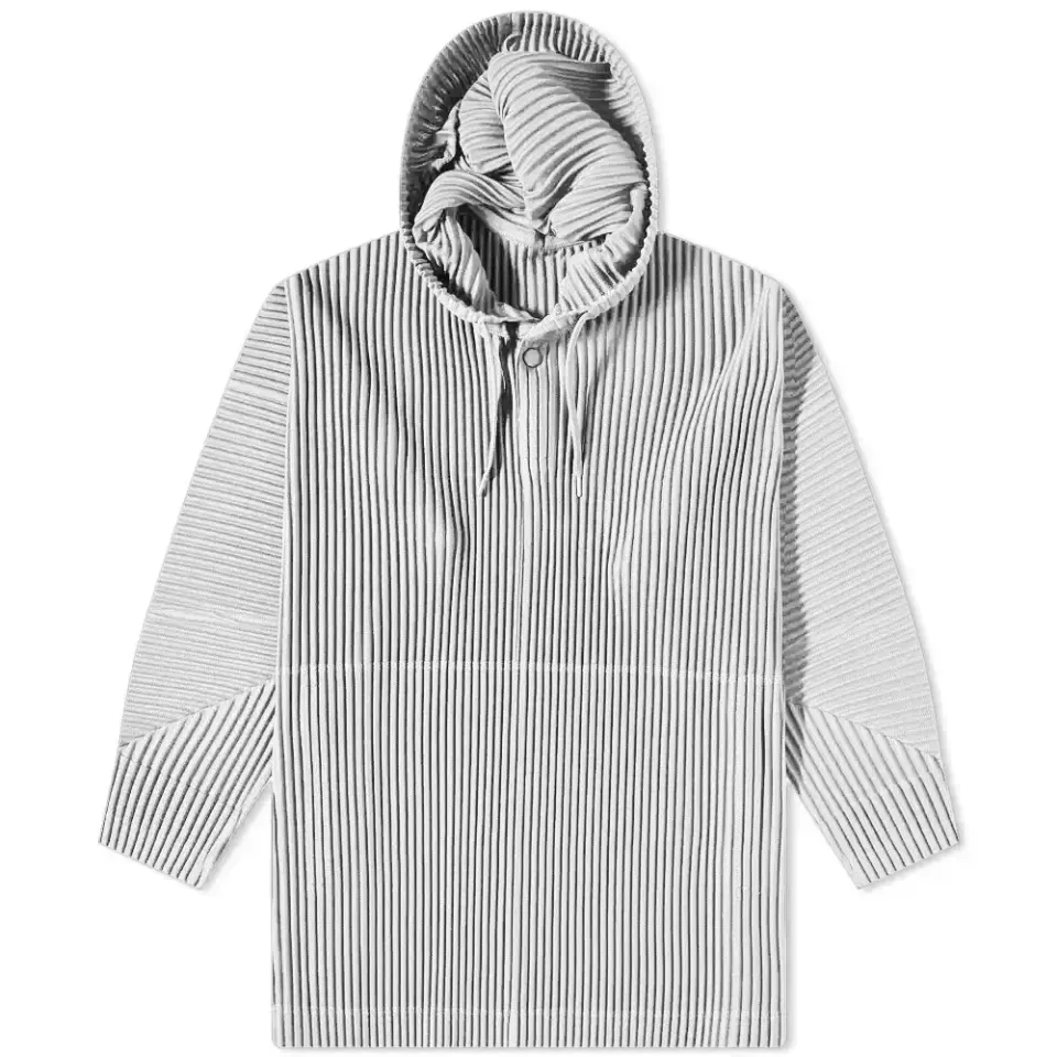Pleated Popover Hoody