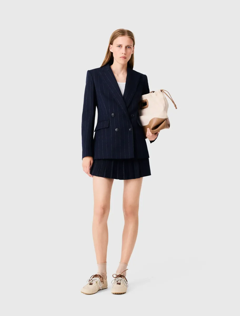 Double-breasted suit jacket