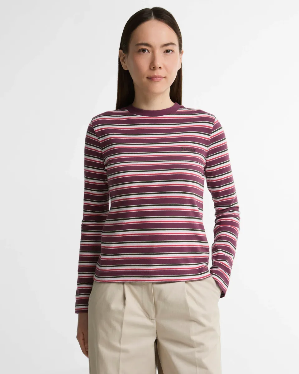 Marena Striped Long-Sleeved T-Shirt