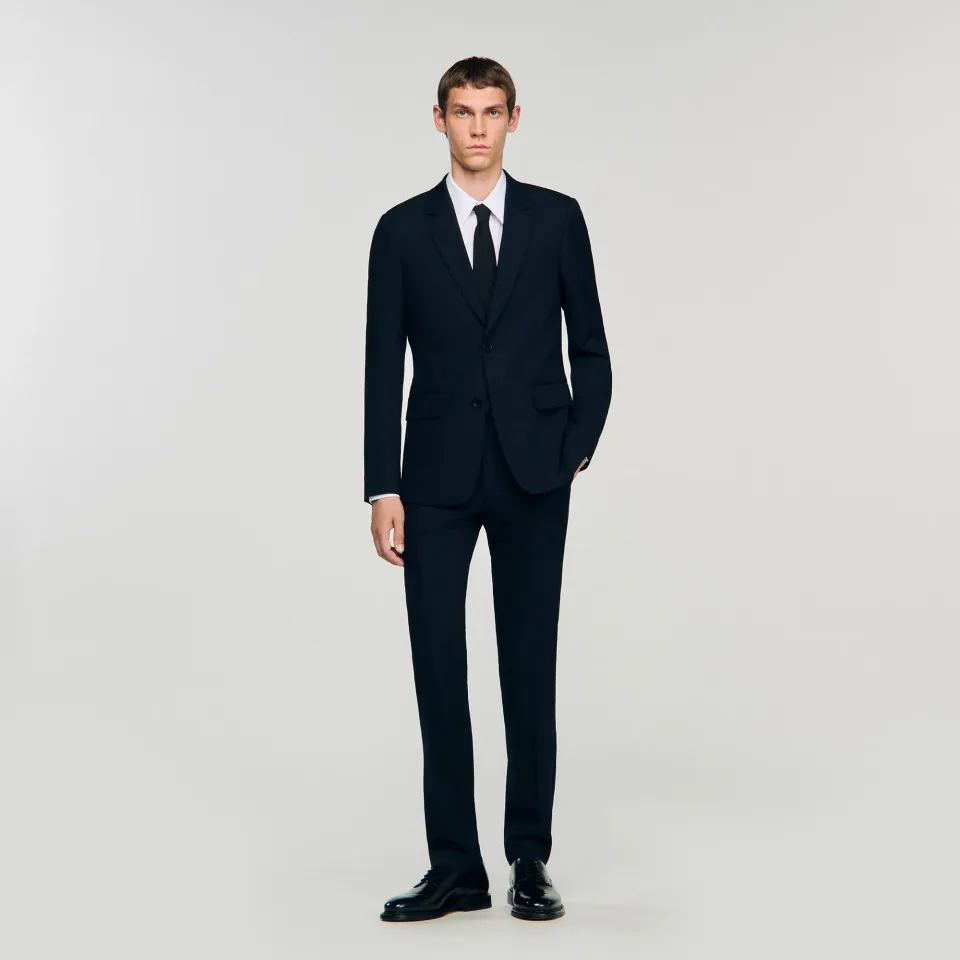 Wool suit jacket
