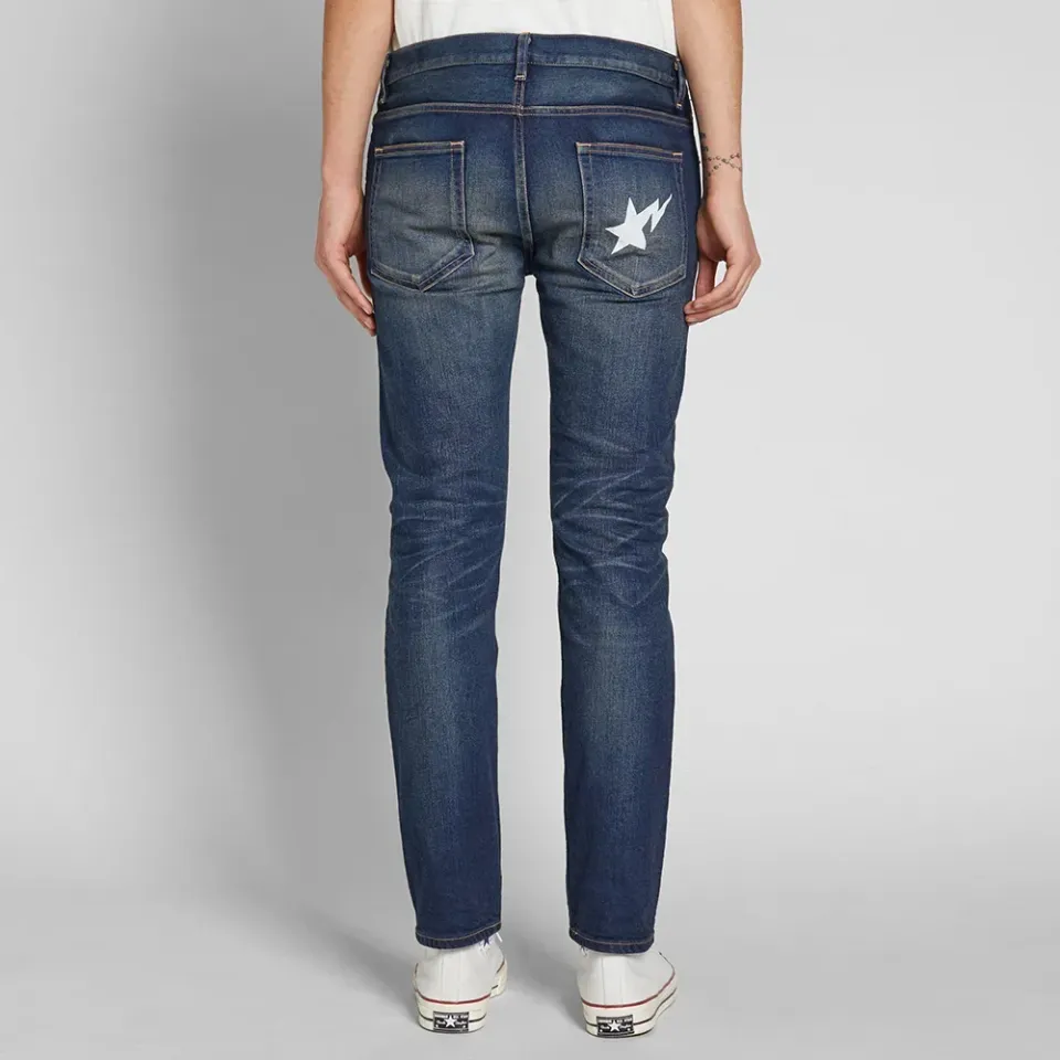 Slim Stretch Washed Denim Pant