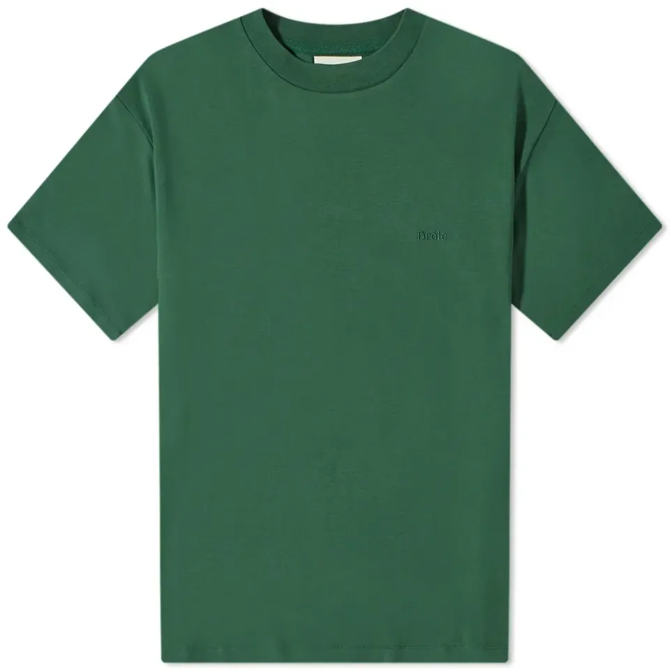 Drôle de Monsieur Embroidered Logo Classic T-Shirt