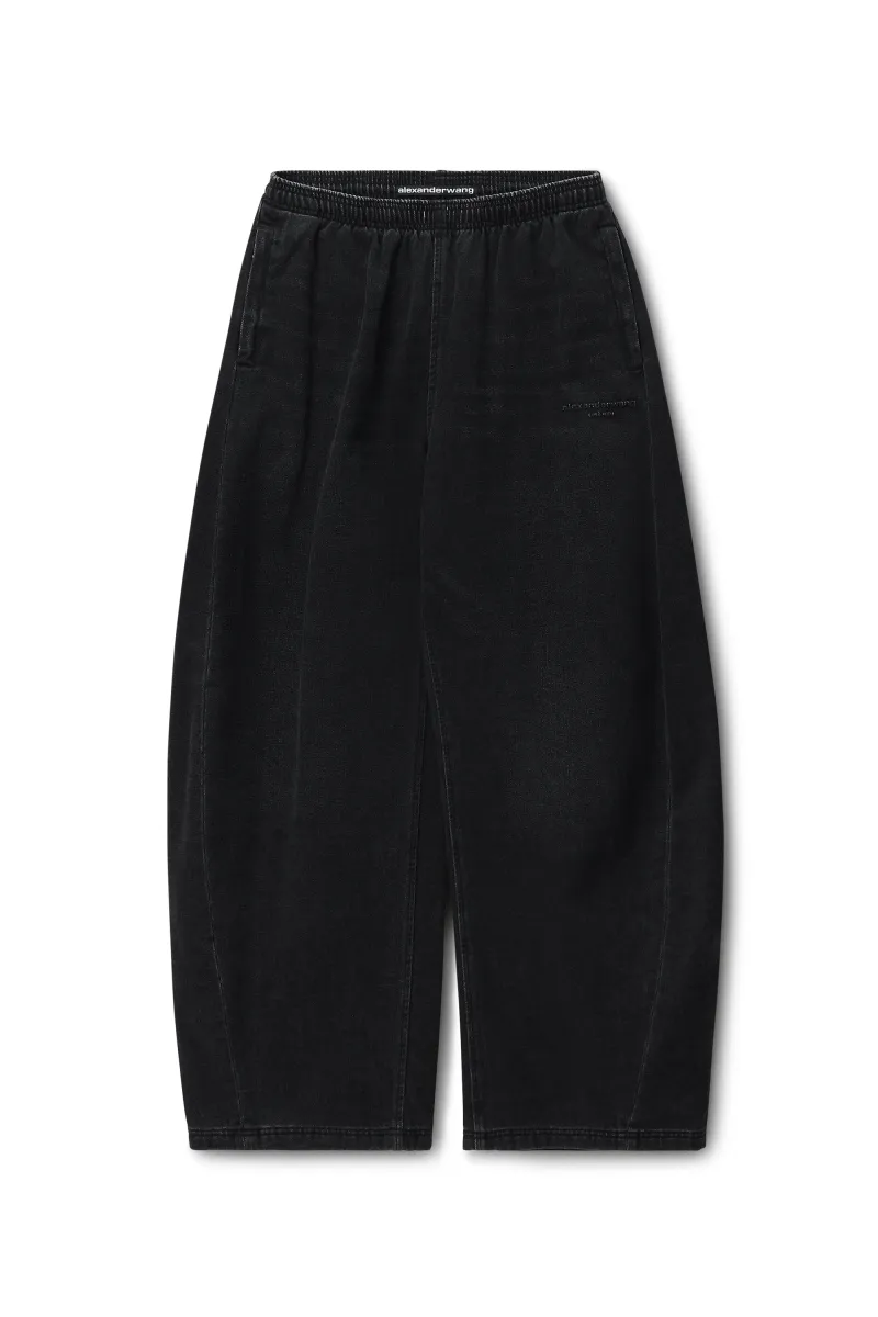 Brushed Denim Sweatpant