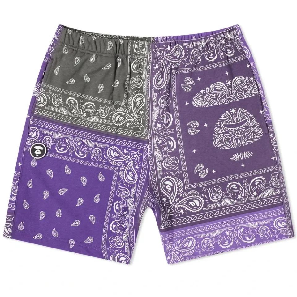 AAPE Bandana Jersey Shorts