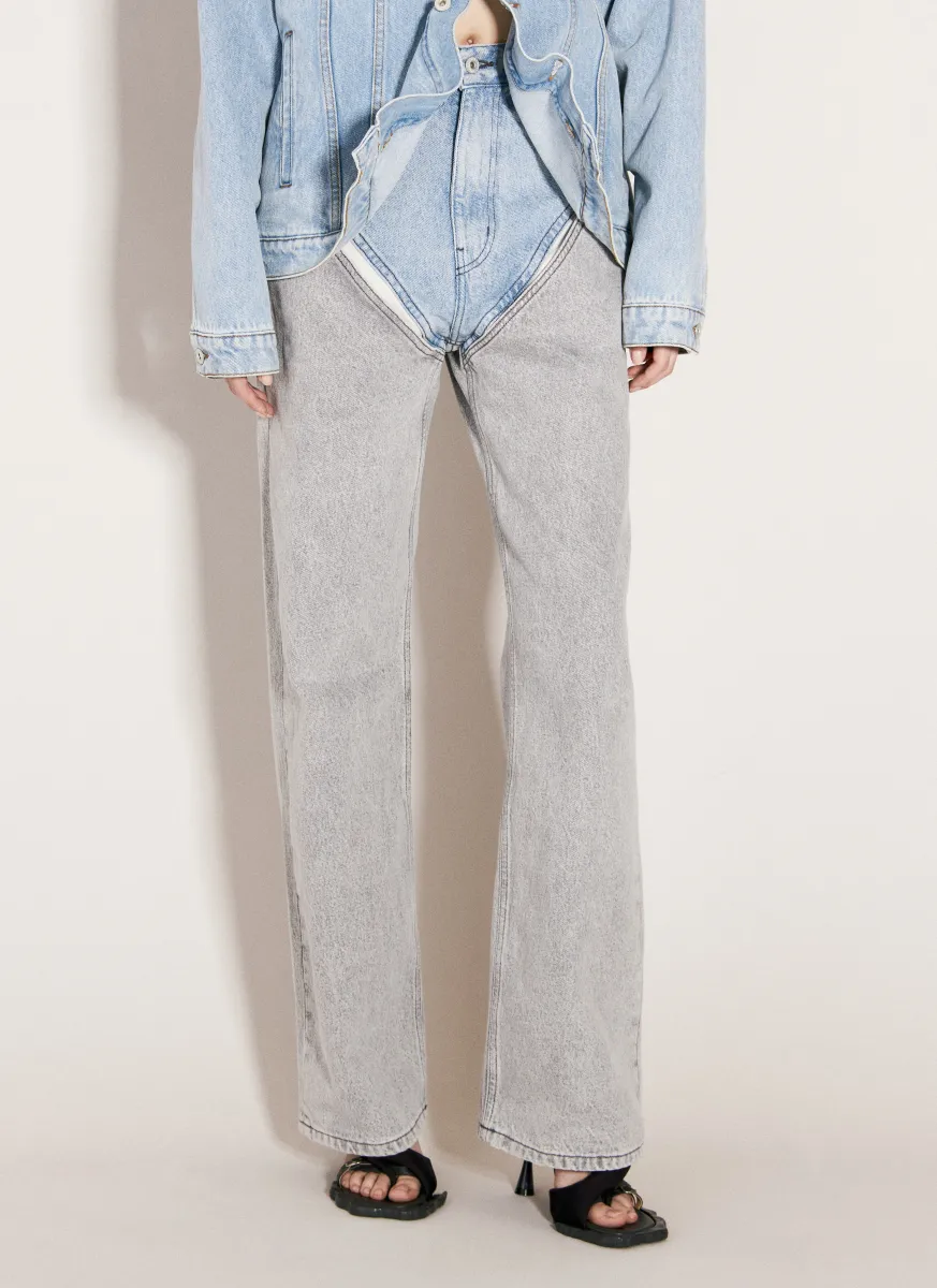 Cut-Out Jeans