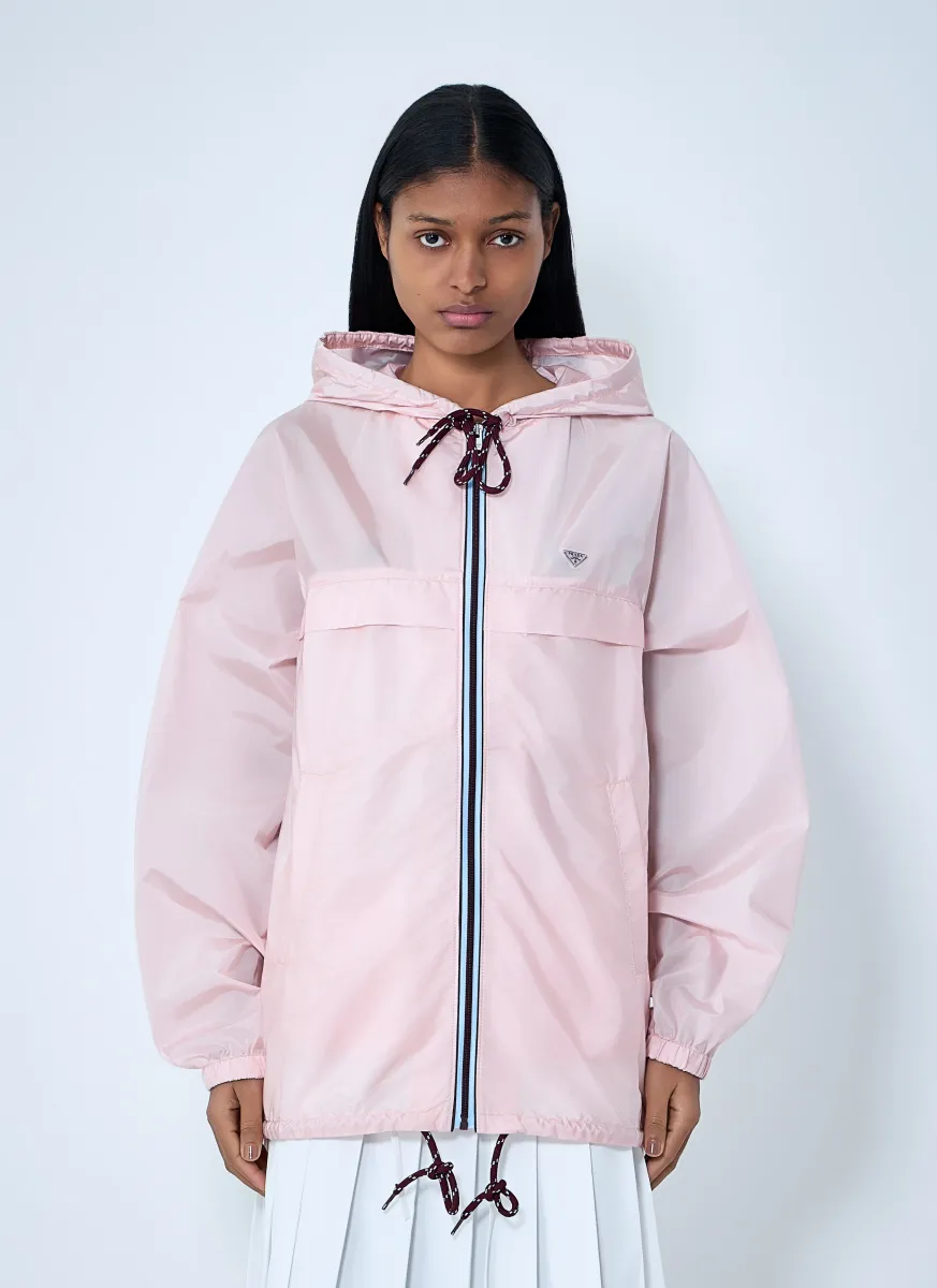 Re-Nylon Hooded Windbreaker Jacket