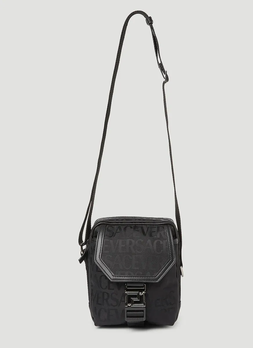 Logo Jacquard Crossbody Bag