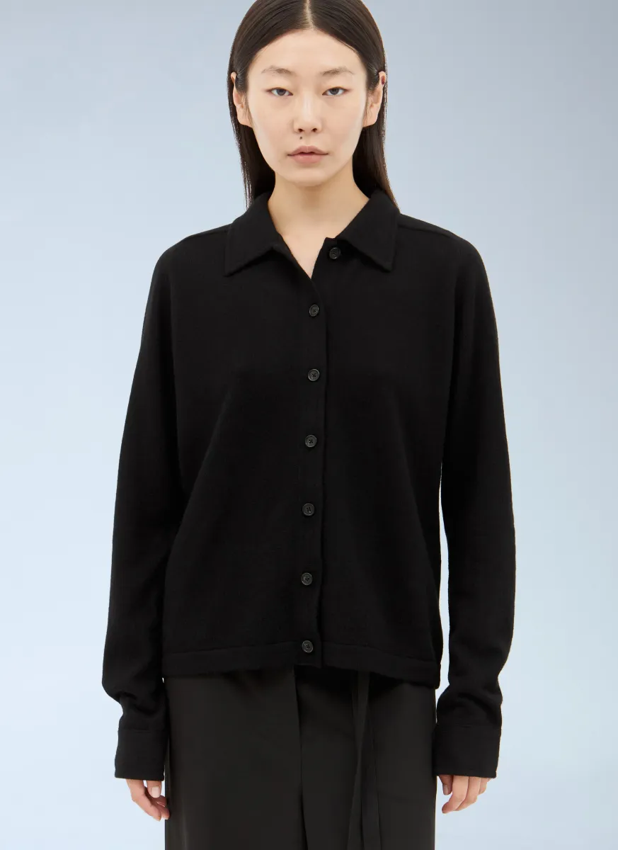Raglan-Sleeve Cashmere Cardigan