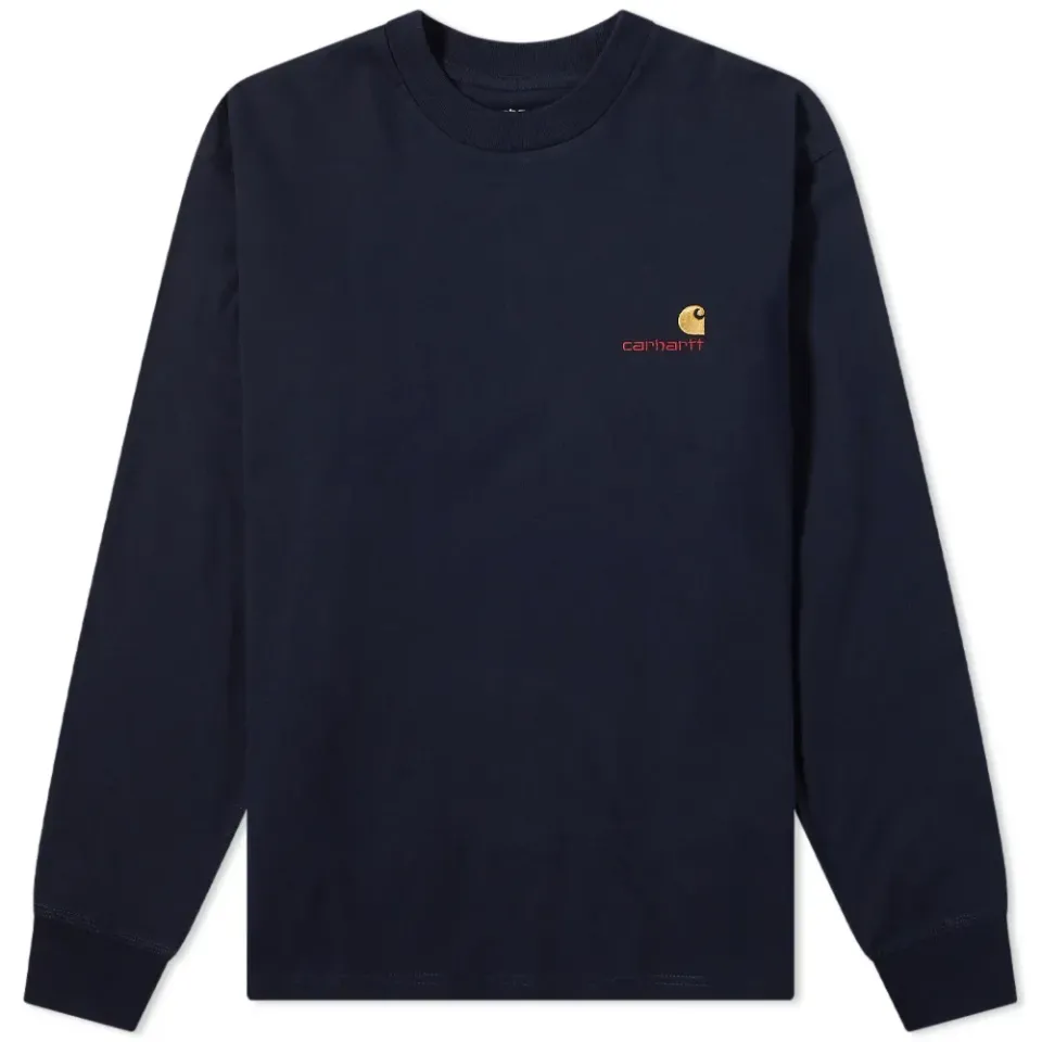 Long Sleeve American Script T-Shirt