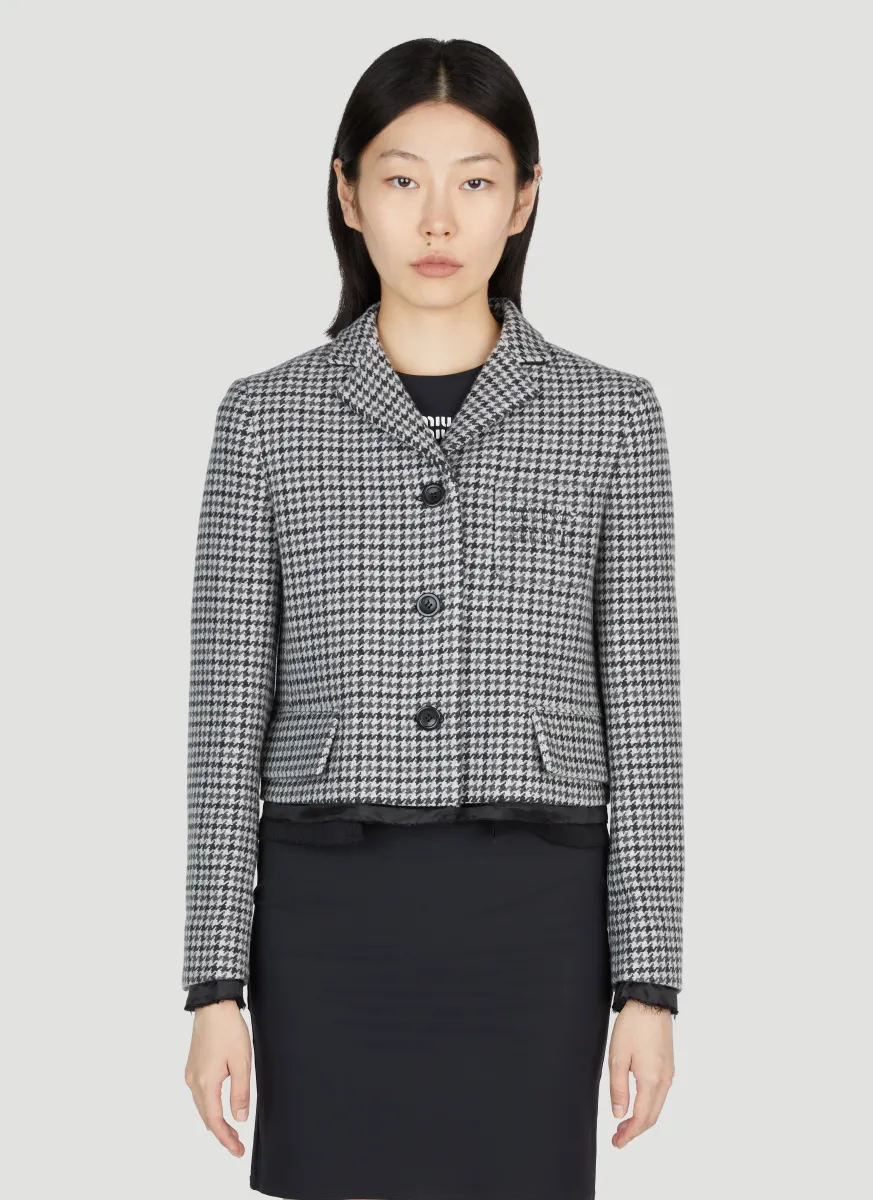 Tweed Cropped Blazer