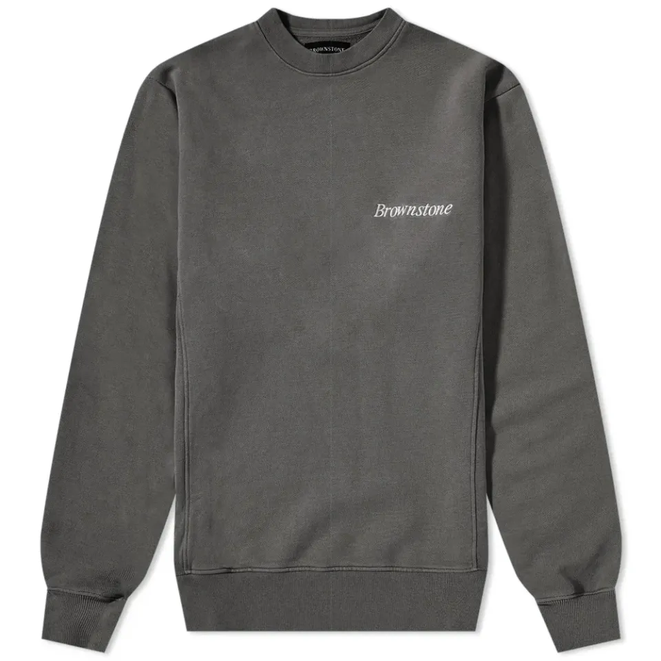 Embroidered Cut & Sew Crew Sweat