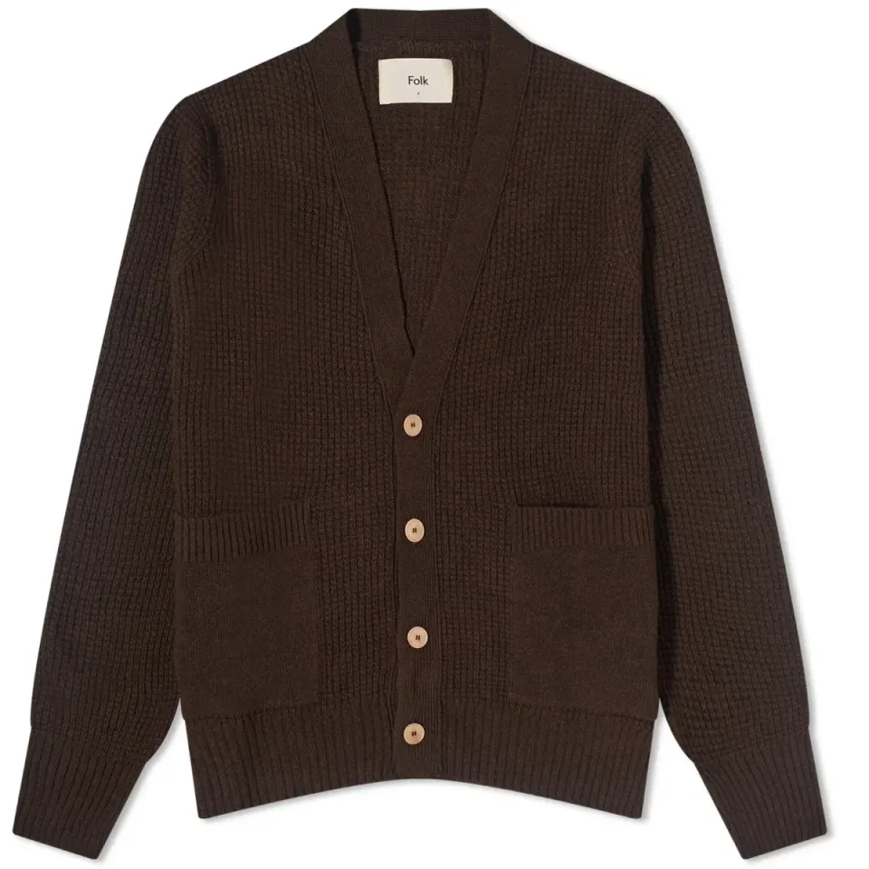 Waffle Cardigan