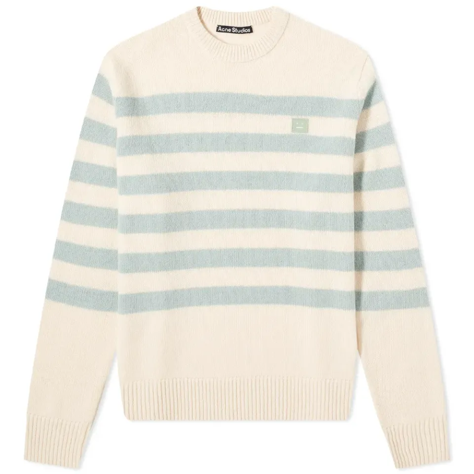 Nimah Stripe Face Crew Knit