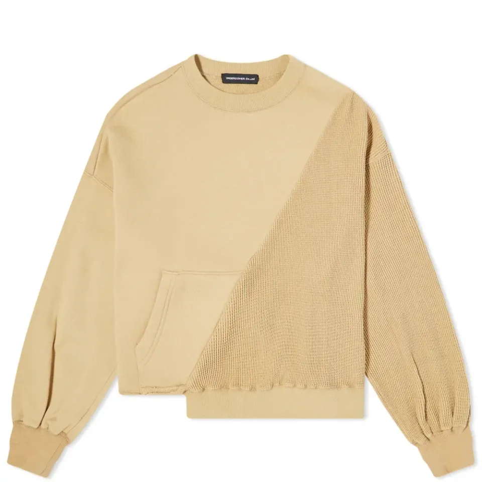Multi Fabric Crew Sweat