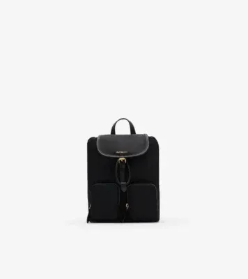 Mini Nylon Backpack in Black