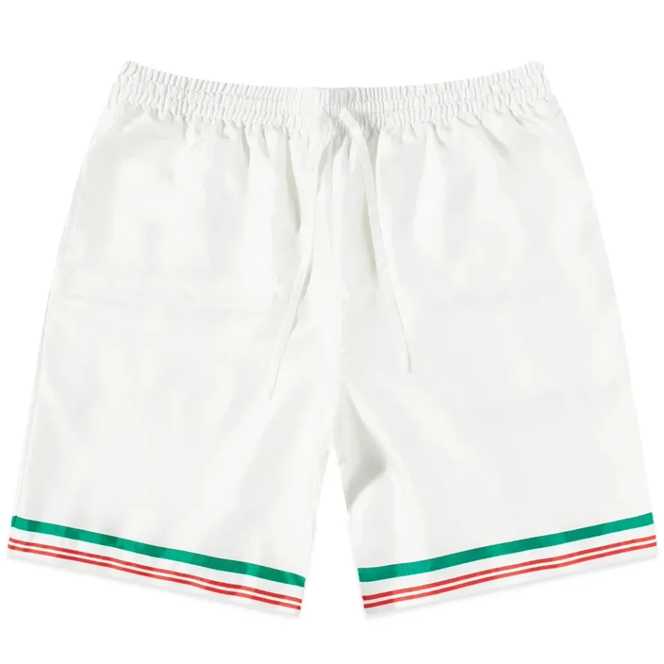 Drawstring Silk Shorts