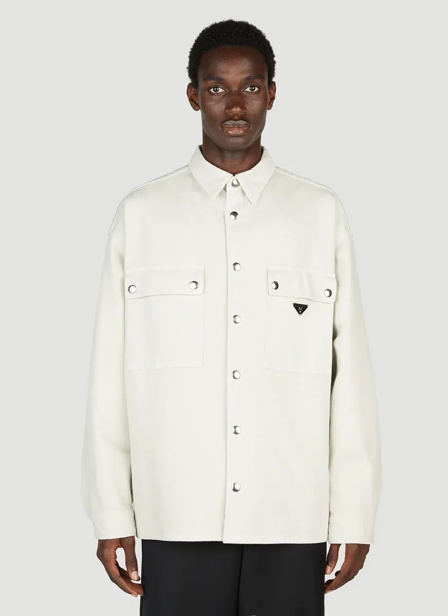 Camicie Logo Plaque Shirt