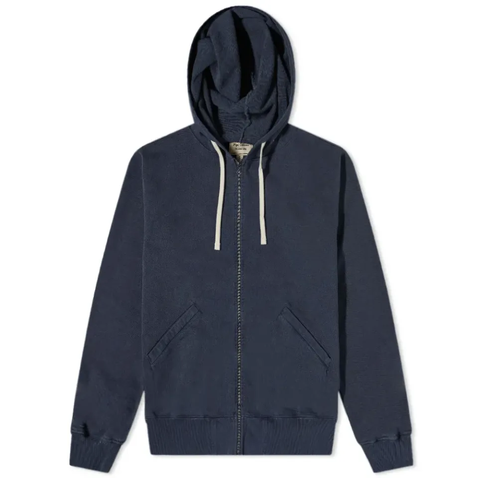 Embroidered Arrow Zip Hoodie