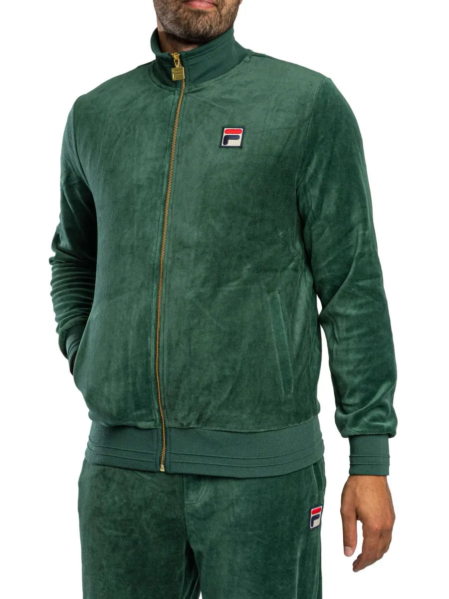 Nero Velour Track Top