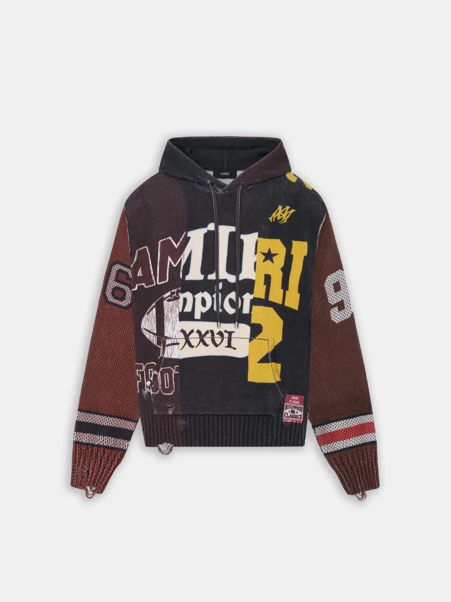 SPLICED HOODIE - Multi