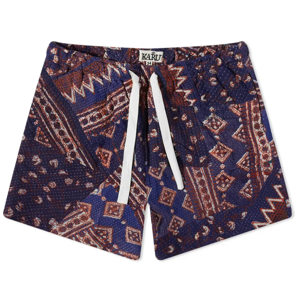 Kantha Quilt Shorts