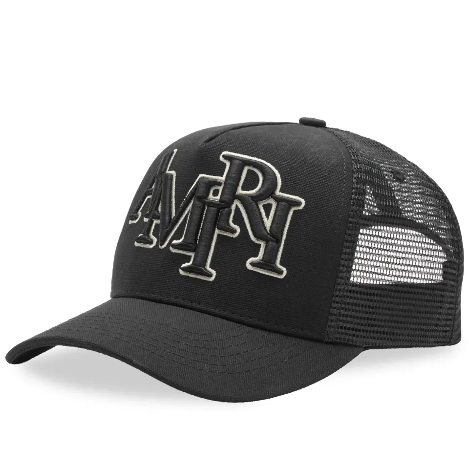 Staggered Logo Trucker Hat