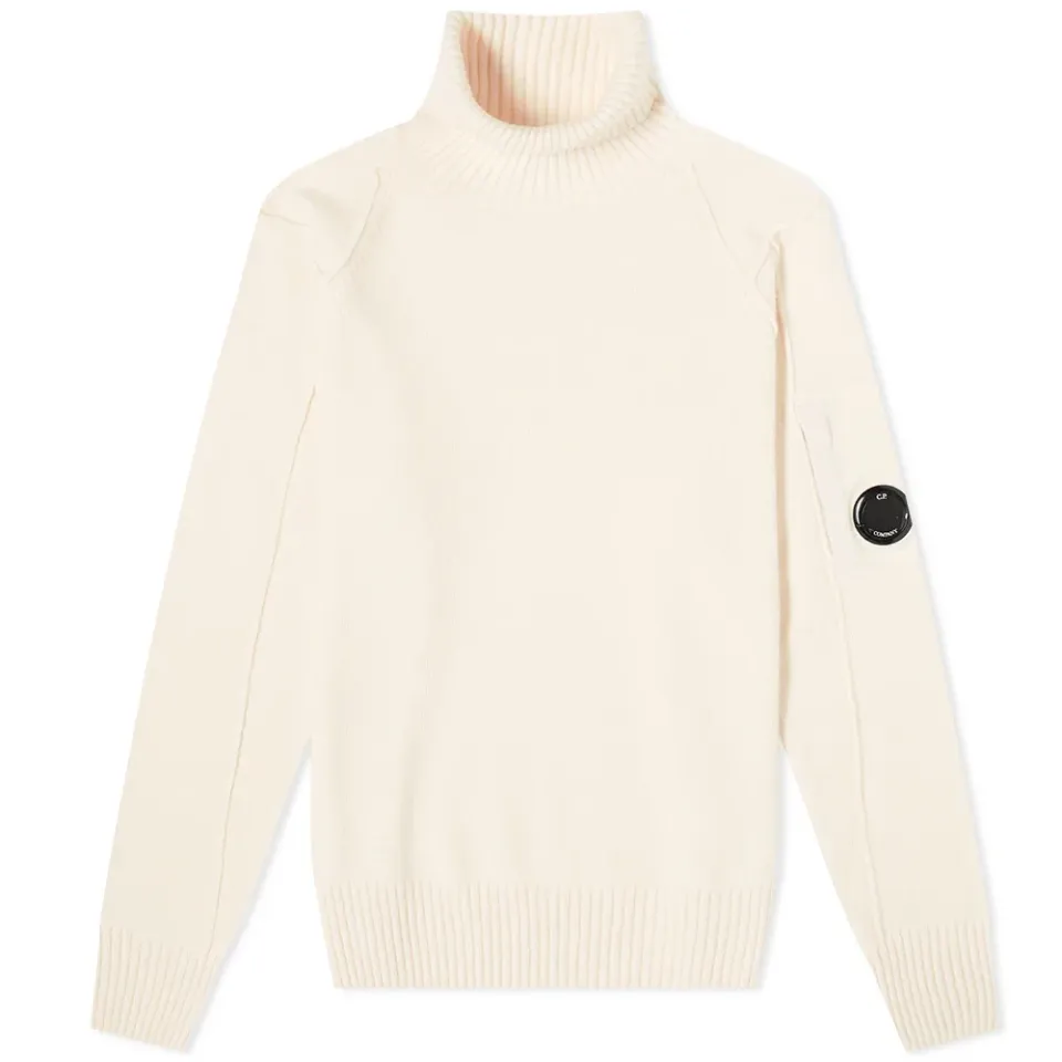 Arm Lens Roll Neck Knit