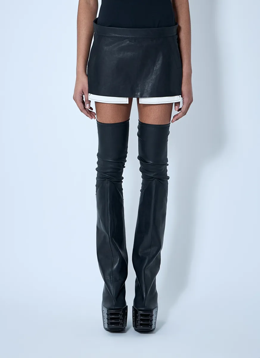 Leather Mini Skirt